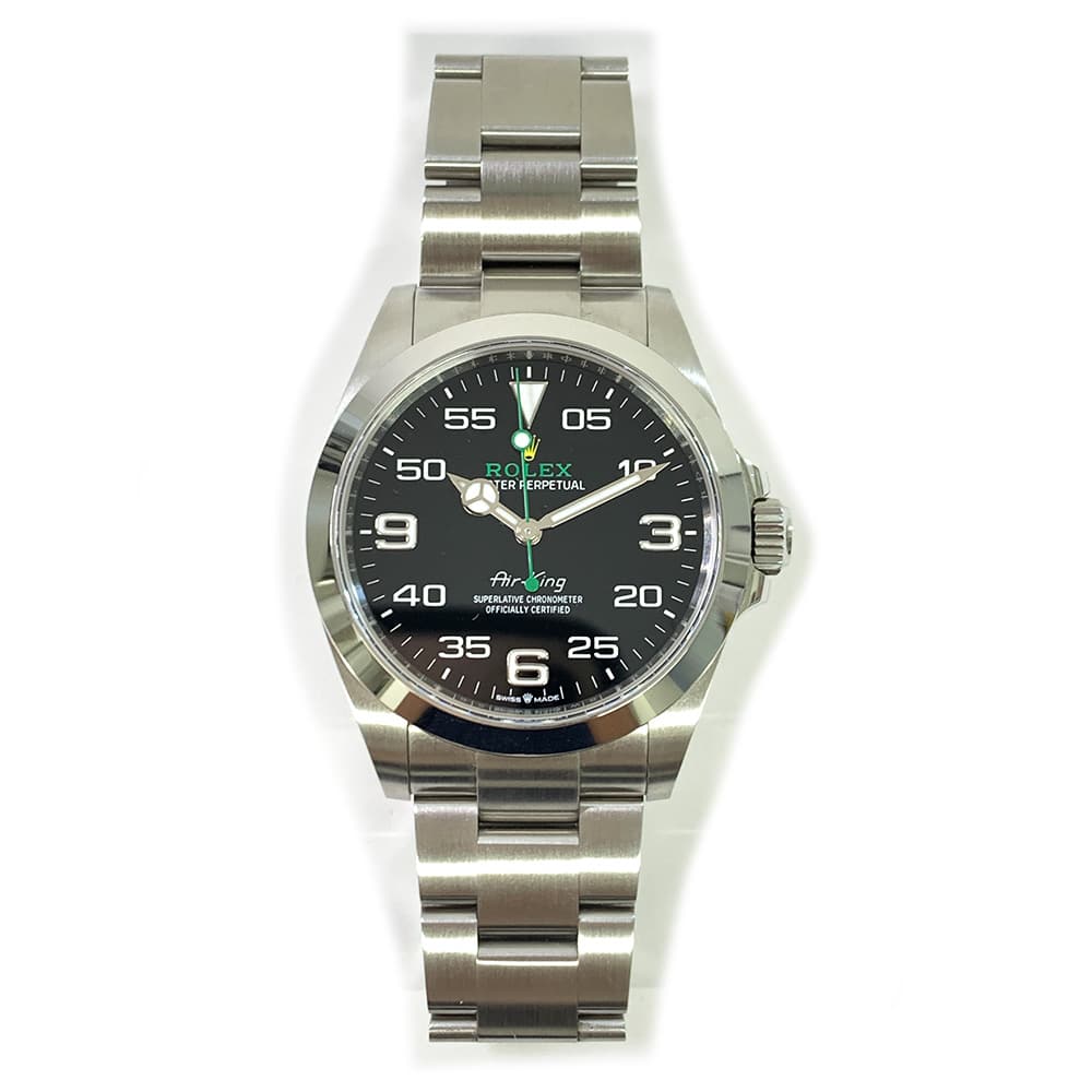MINT Rolex Air-King Black Dial 40mm 126900 Stainless Steel Oyster Watch 2022