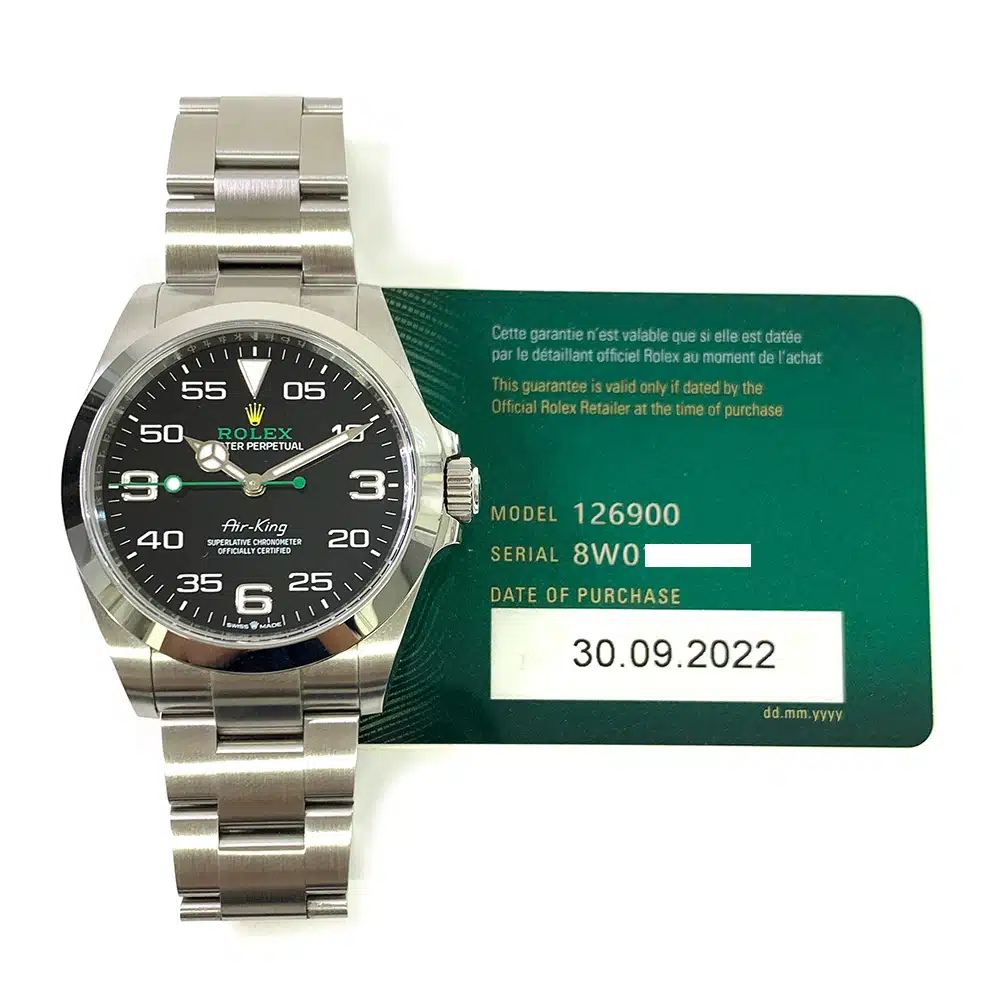 MINT Rolex Air-King Black Dial 40mm 126900 Stainless Steel Oyster Watch 2022 – image 2