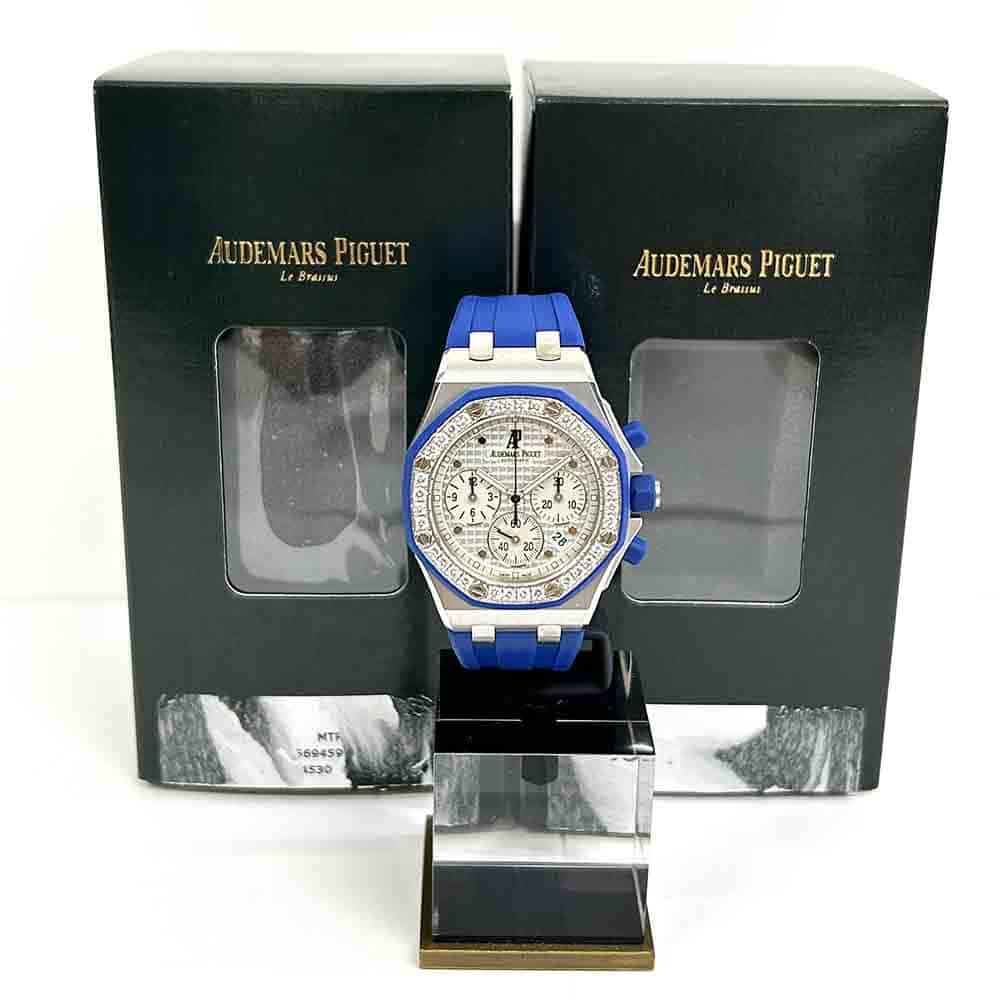 Audemars Piguet Royal Oak Offshore Lady 25986CKZZD020CA02 37mm White Gold with Silver Dial Watch