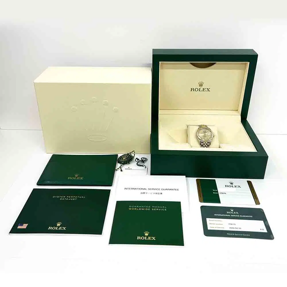 Rolex Lady-Datejust 279173 28mm Stainless Steel/Yellow Gold with Champagne Dial Watch 2017 – image 8
