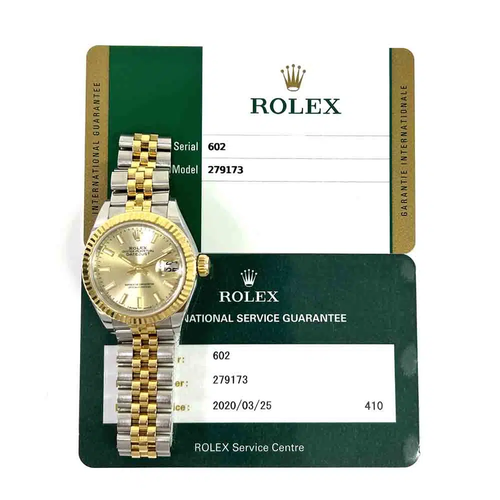 Rolex Lady-Datejust 279173 28mm Stainless Steel/Yellow Gold with Champagne Dial Watch 2017 – image 2