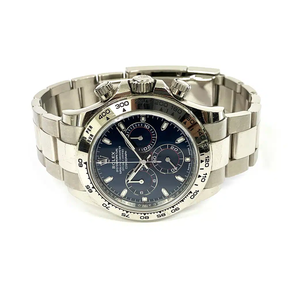 Rolex Daytona Cosmograph 116509 40mm 18K White Gold with Blue Dial Watch 2022 – image 4