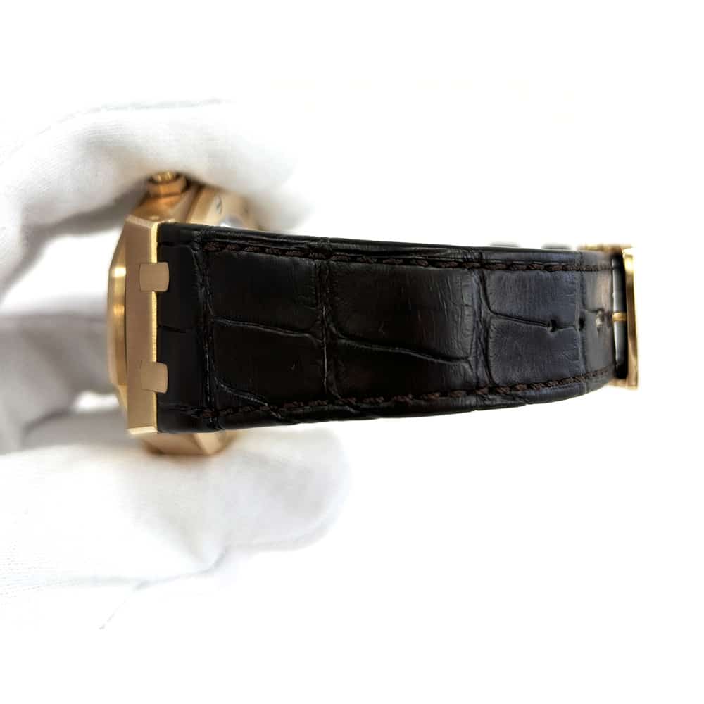 Audemars Piguet Royal Oak Chronograph 41mm 26239OR.OO.D821CR.01 Rose Gold with Brown Dial Watch 2021