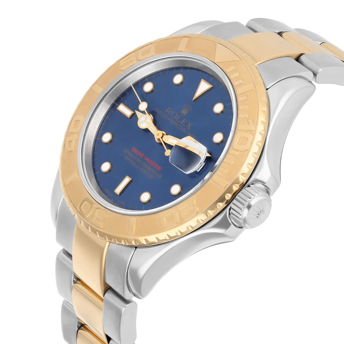 Rolex Yacht-Master 40mm 18K Yellow Gold Stainless Steel Blue Dial 16623 – image 6