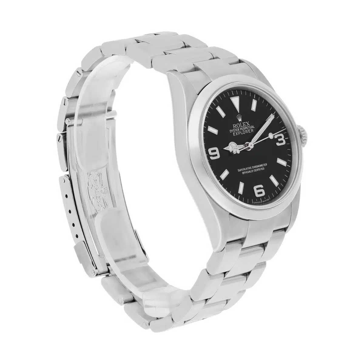 Rolex Explorer 114270 Black 36mm 3-6-9 Stainless Steel Oyster Bracelet – image 6