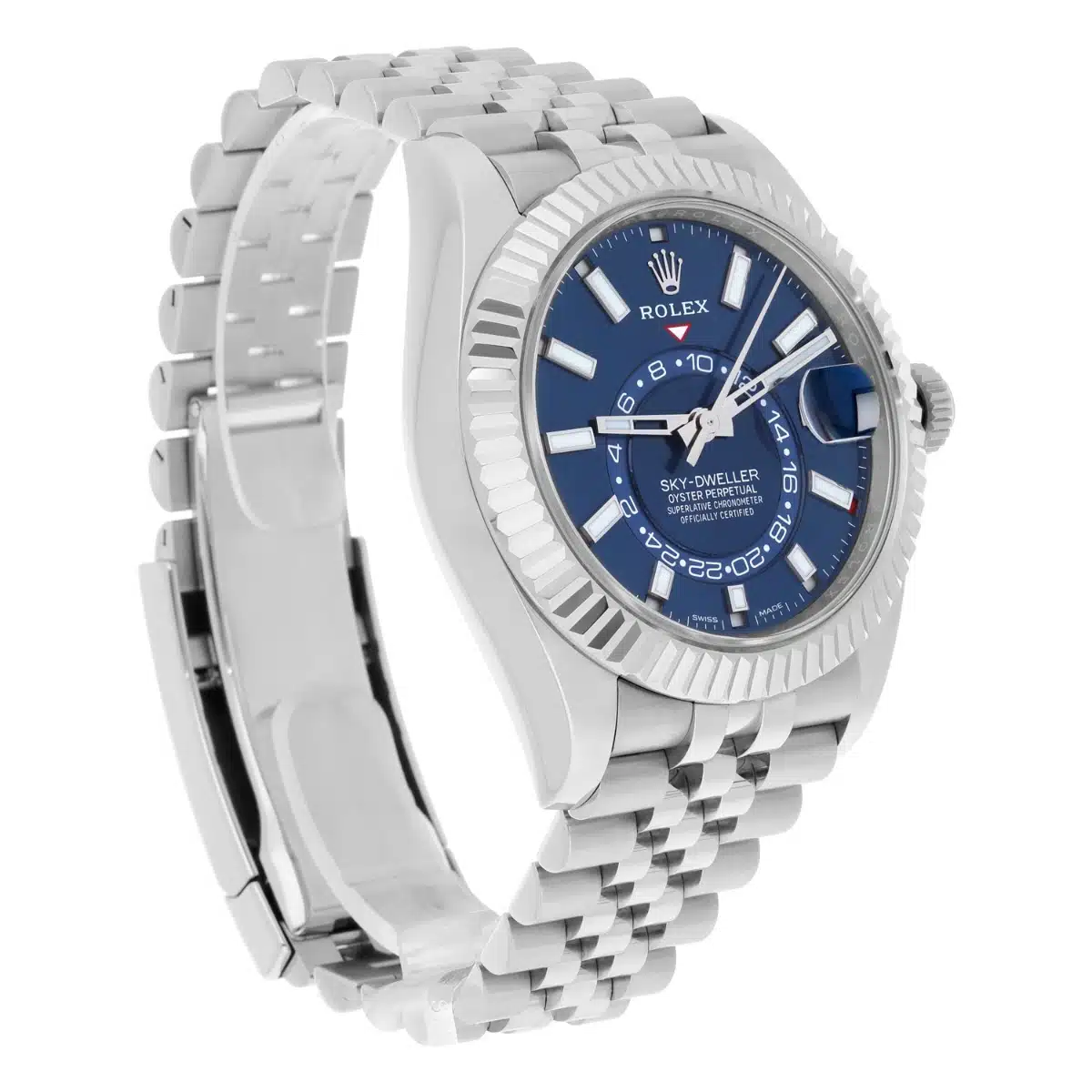 Rolex Sky Dweller 326934-0004 Blue Dial Automatic Watch 42mm Jubilee Box Papers – image 6