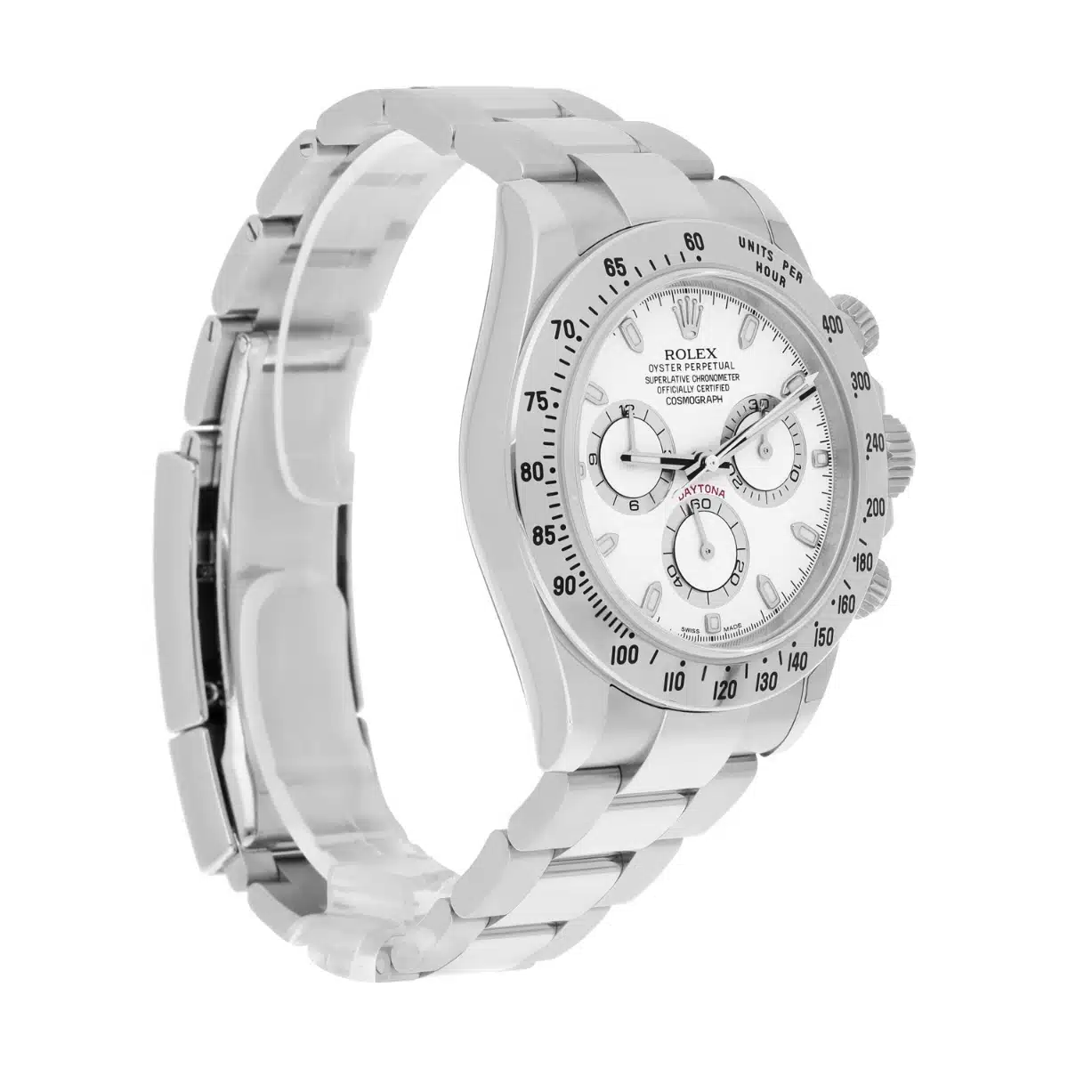 Rolex Cosmograph Daytona Stainless Steel 40mm White Dial Men's Watch 116520 B/P – image 6