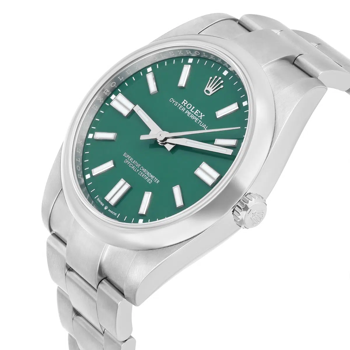 Rolex Oyster Perpetual 41mm 124300-0005 Green Dial Never Worn 2024 Box And Papers – image 6