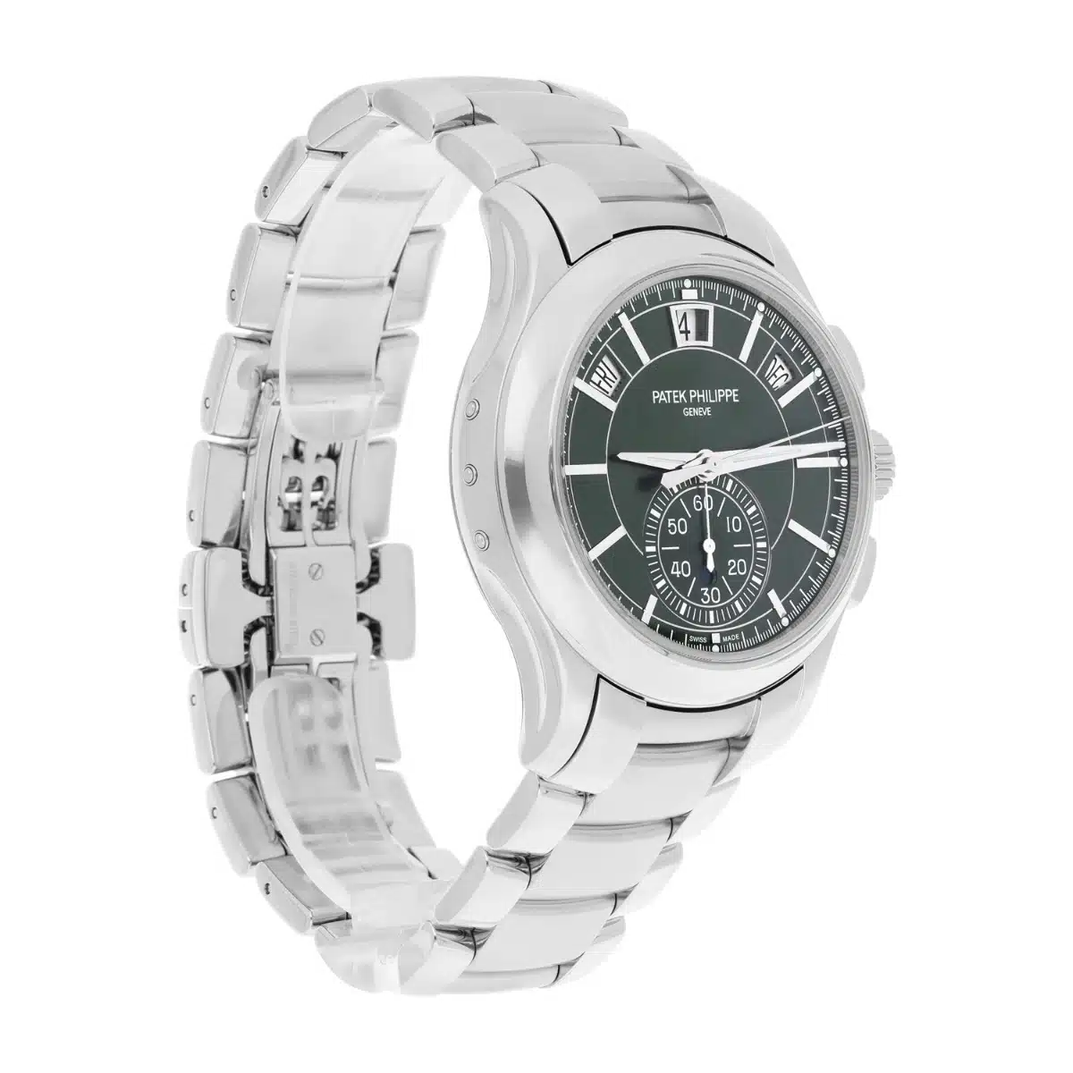Patek Philippe Annual Calendar Complications 5905/1A-001 Stainless Steel Watch Green Dial – image 6