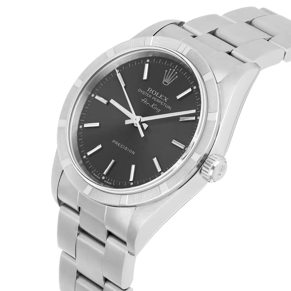 Rolex Air-King 34mm 14010 Grey Dial Stainless Steel Oyster Watch Circa 1991 – image 5