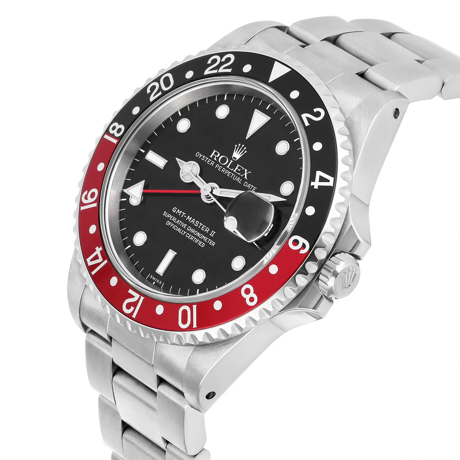 Rolex GMT-Master II "Coke" 16710 Stainless Steel Mens Watch Complete – image 7