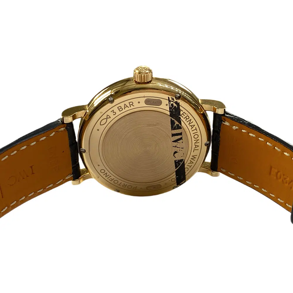 IWC Portofino IW458108 Rose Gold with Black Leather Watch 2018 – image 6