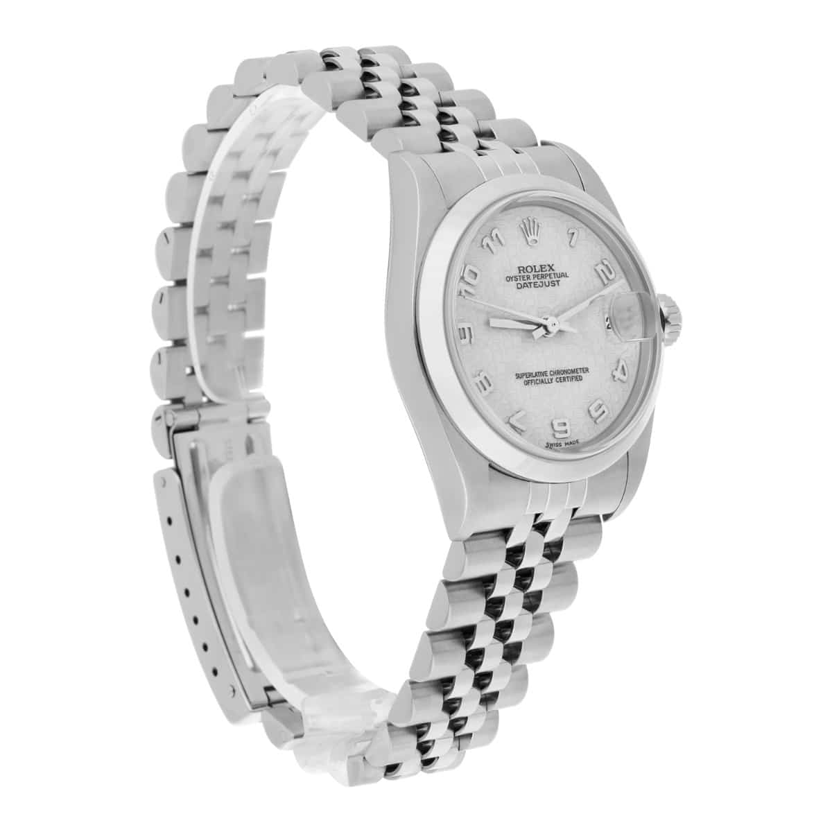 Rolex Datejust 31mm 78240 Silver Arabic Dial Stainless Steel Watch Circa - 1999