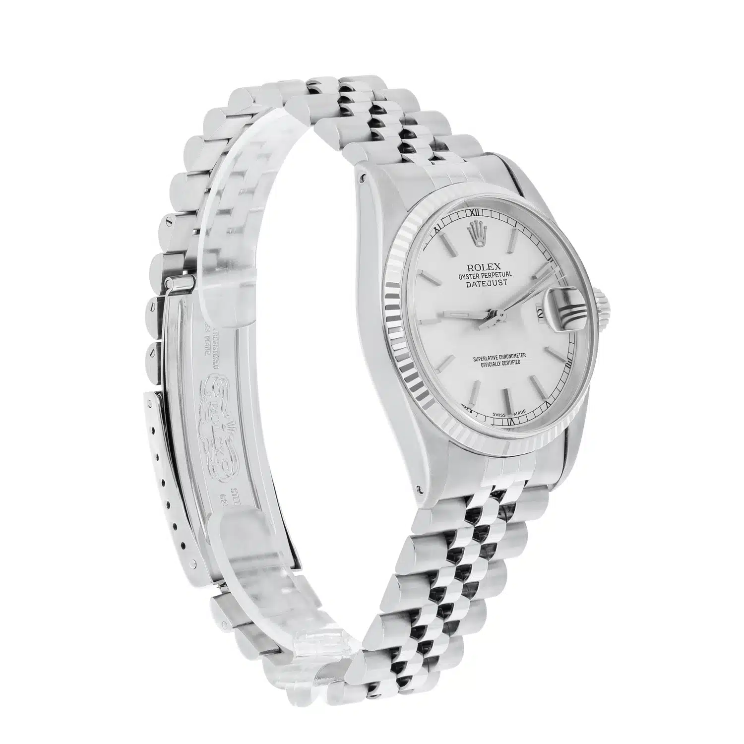 Rolex Datejust 36mm Stainless Steel 16014 Silver Index RT Dial, Circa - 1987 – image 6