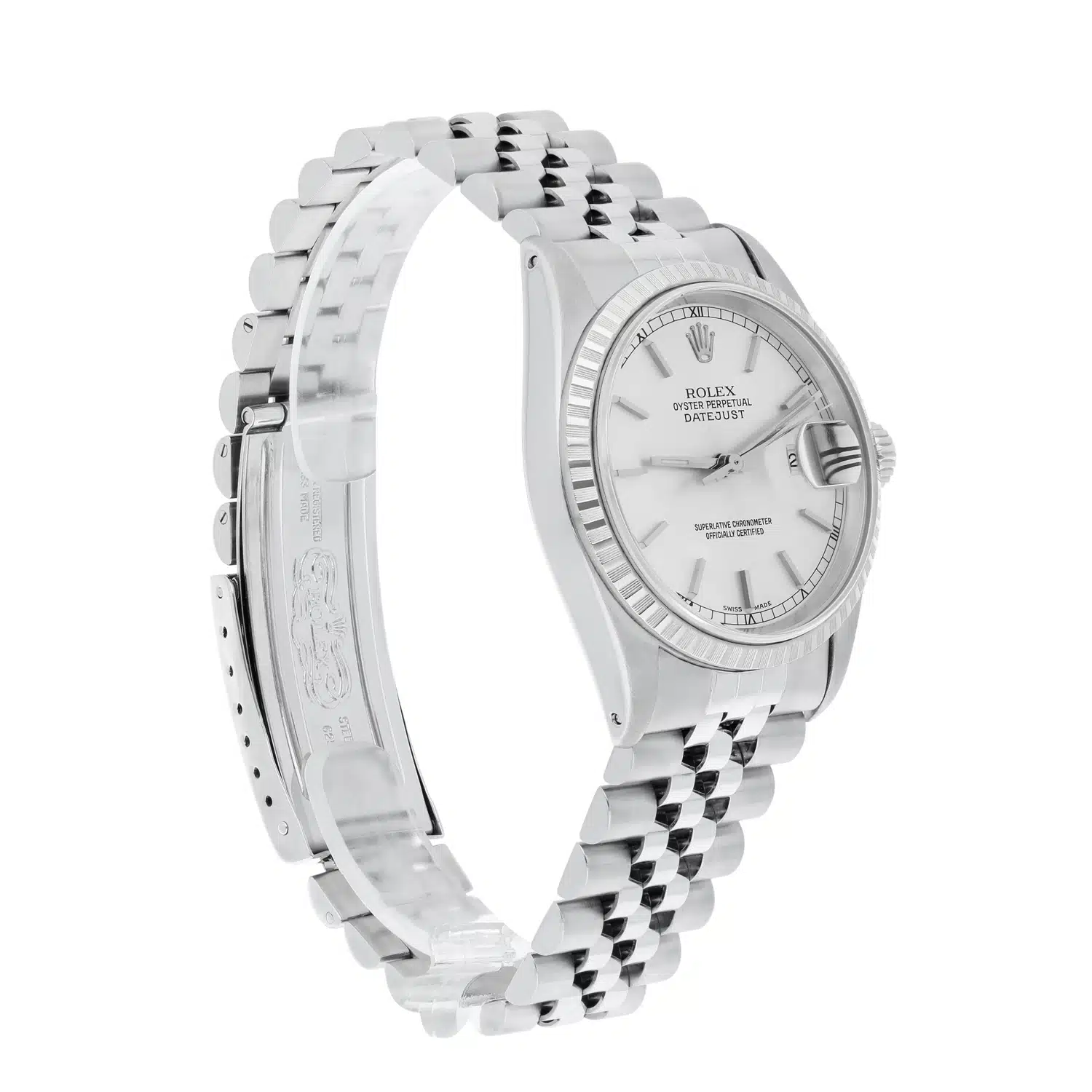 Rolex Datejust 36mm Stainless Steel 16030 Silver RT Index Dial, Circa 1985 – image 6