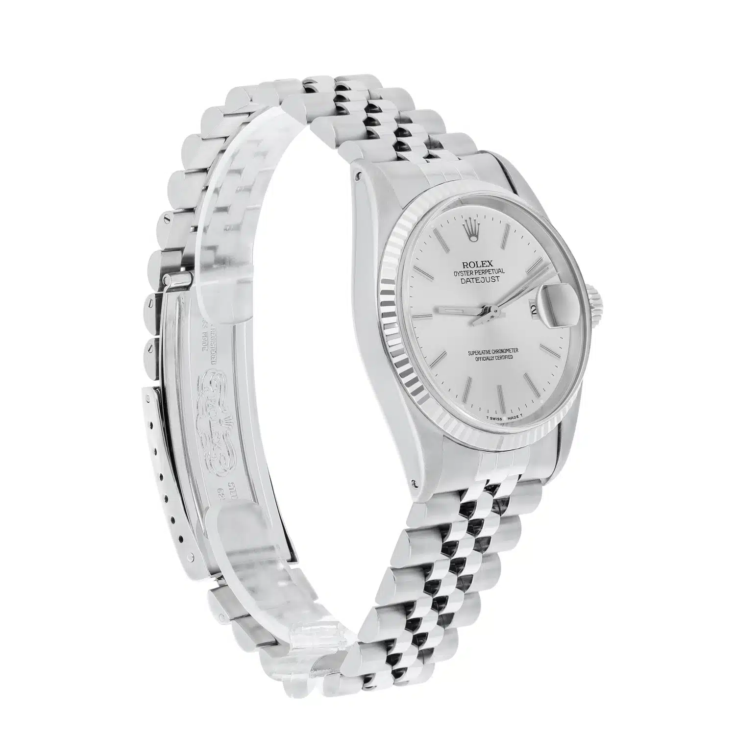 Rolex Datejust 36mm Stainless Steel 16014 Silver Stick Dial, Circa 1987 – image 6