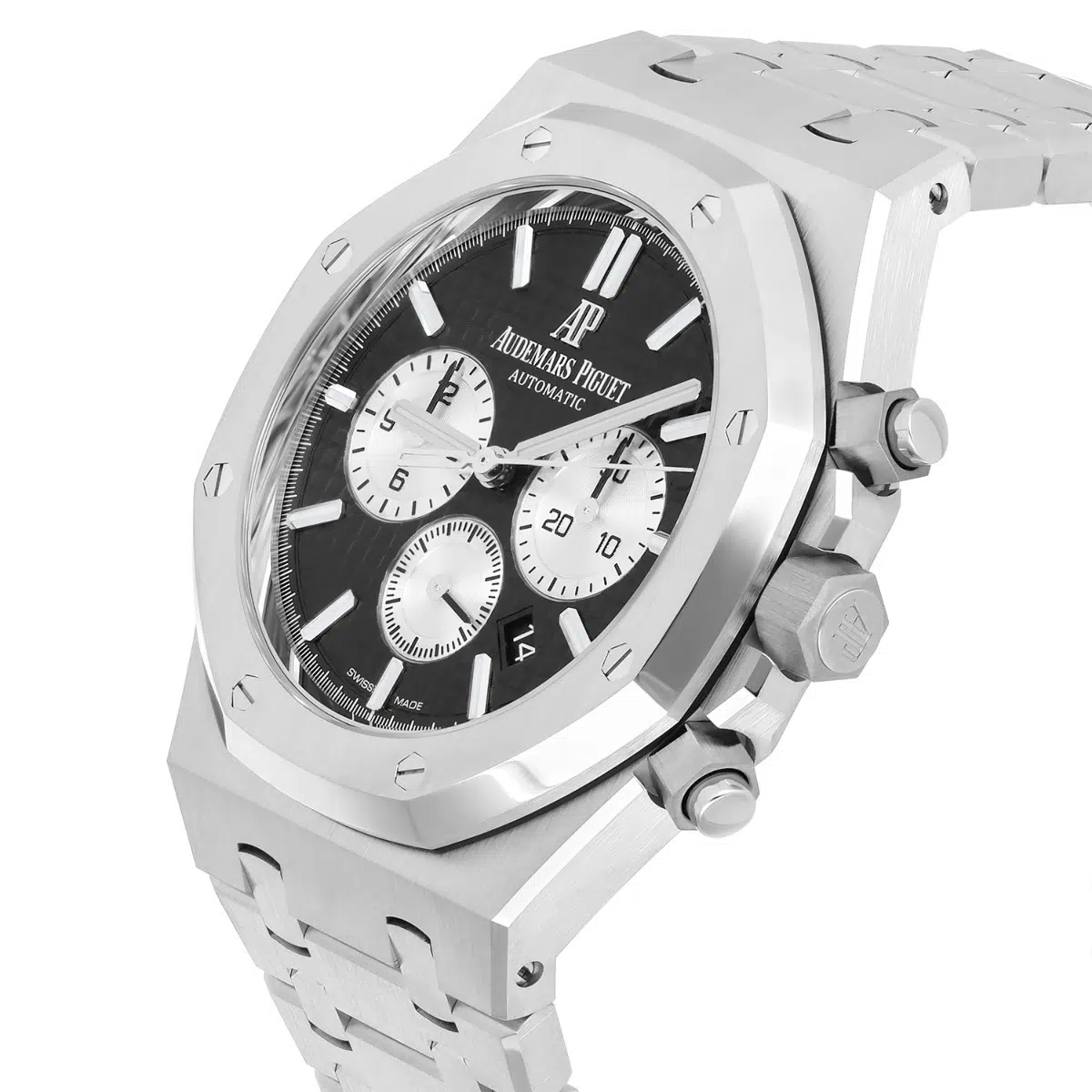 Audemars Piguet Royal Oak Chrono 26331ST.OO.1220ST.02 Black Dial Steel Mens Watch – image 5