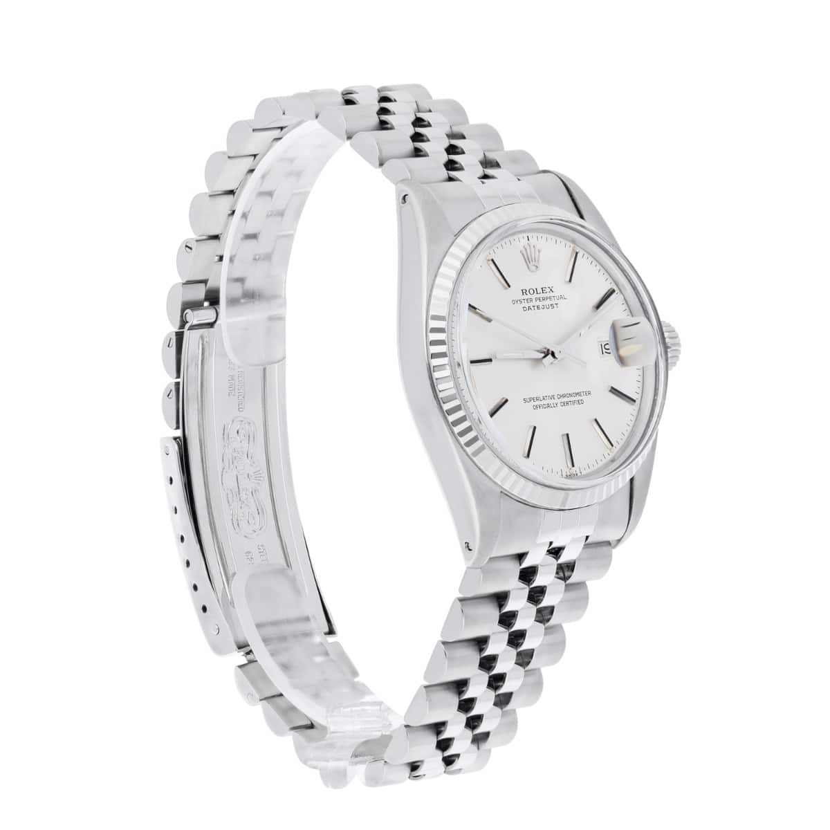 Rolex Datejust 36mm Stainless Steel 16014 Silver Index Dial, Jubilee Circa 1979