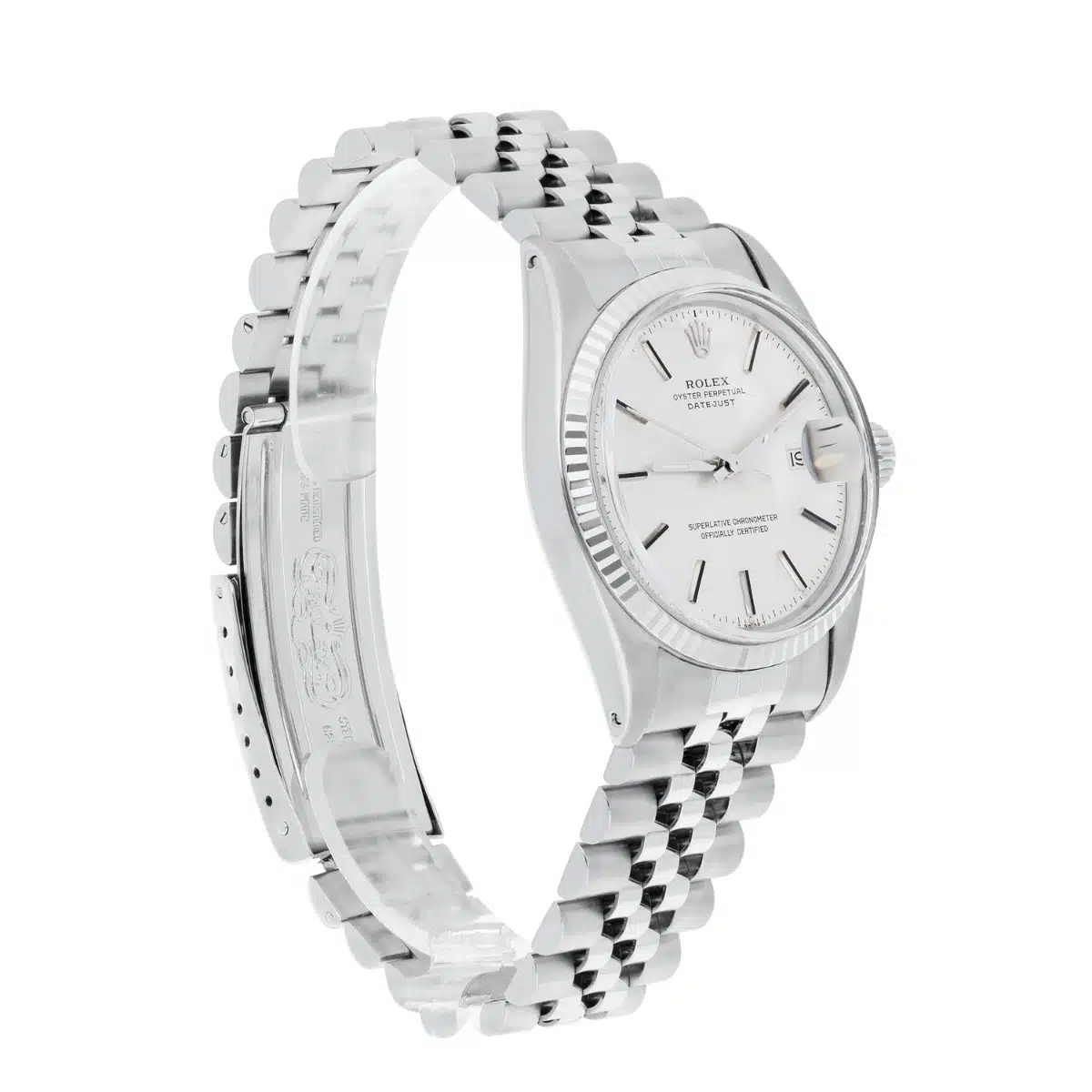 Rolex Datejust 36mm Stainless Steel 16014 Silver Index Dial, Jubilee Circa 1978 – image 6