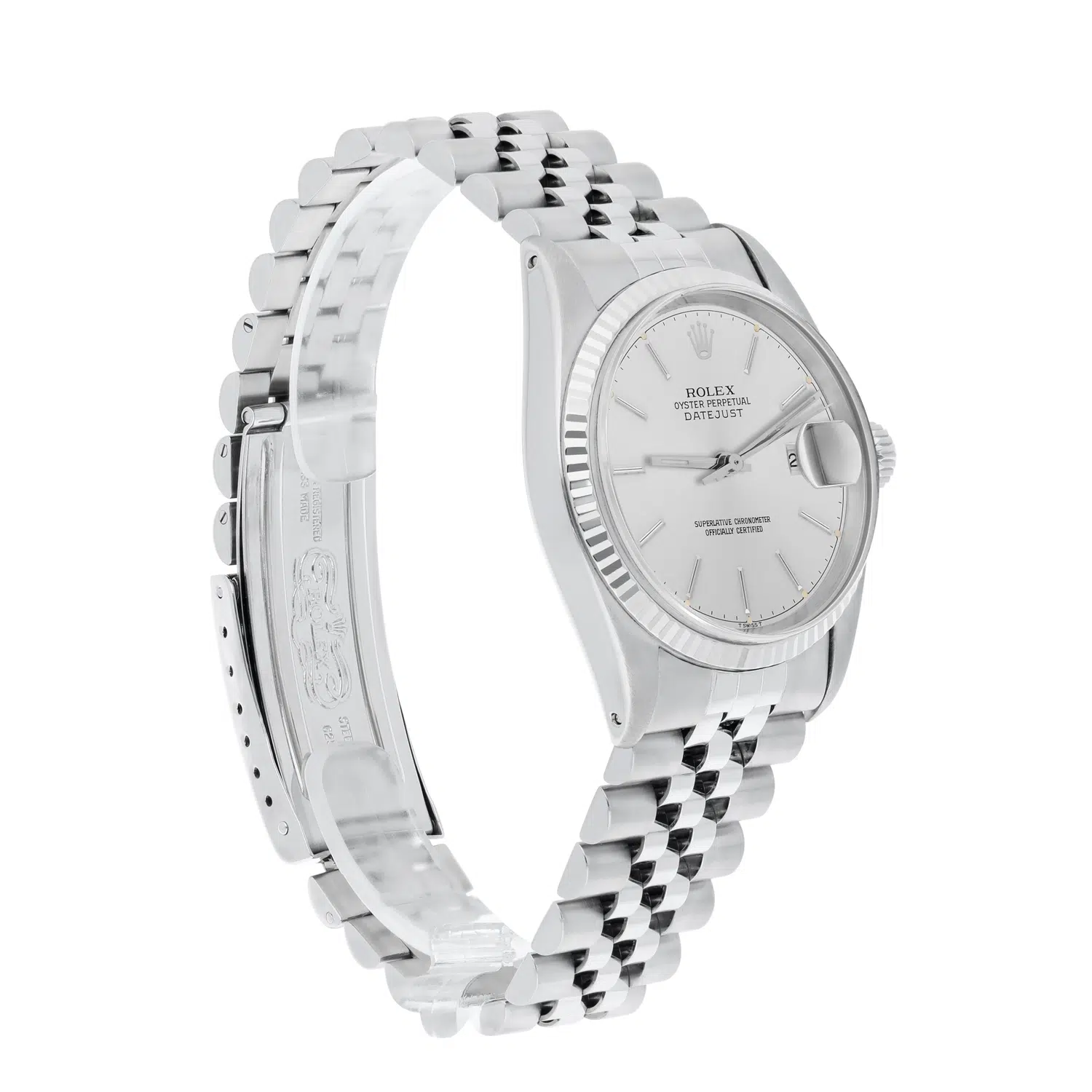 Rolex Datejust 36mm Stainless Steel 16014 Silver Index Dial, Circa 1987 – image 5