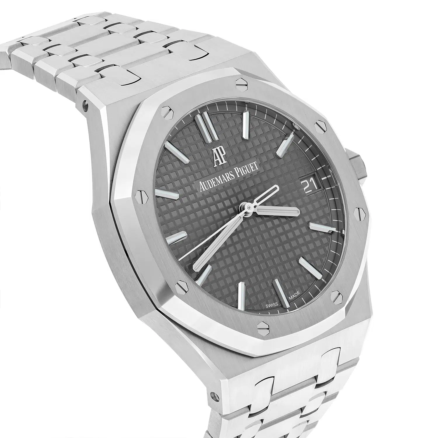 Audemars Piguet Royal Oak 15500ST.OO.1220ST.02 Grey Dial Stainless Steel Men's Watch – image 5