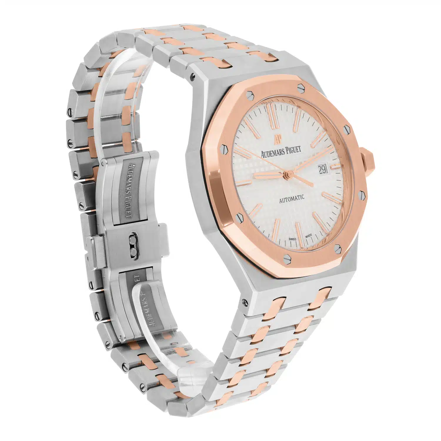 Audemars Piguet Royal Oak Selfwinding 15400SR.OO.1220SR.01 Rose Gold & Stainless Steel Watch – image 6