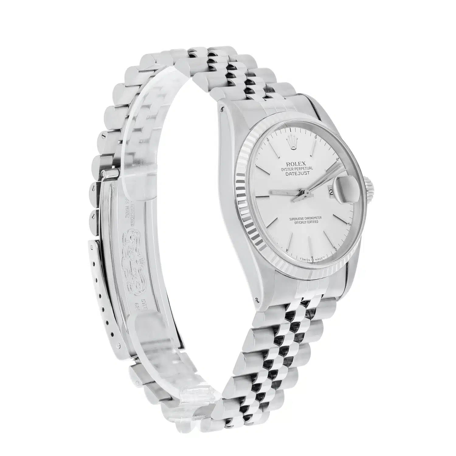 Rolex Datejust 36 Stainless Steel 16014 Silver Index Dial Circa 1979 – image 8