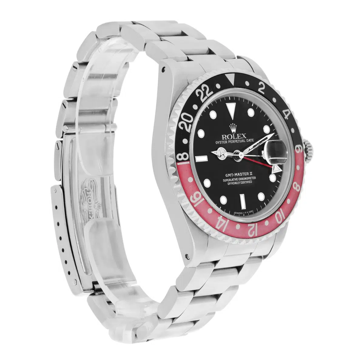Rolex GMT-Master 40mm COKE Black Stainless Steel Watch Black/Red 16710 Year 1995 – image 6