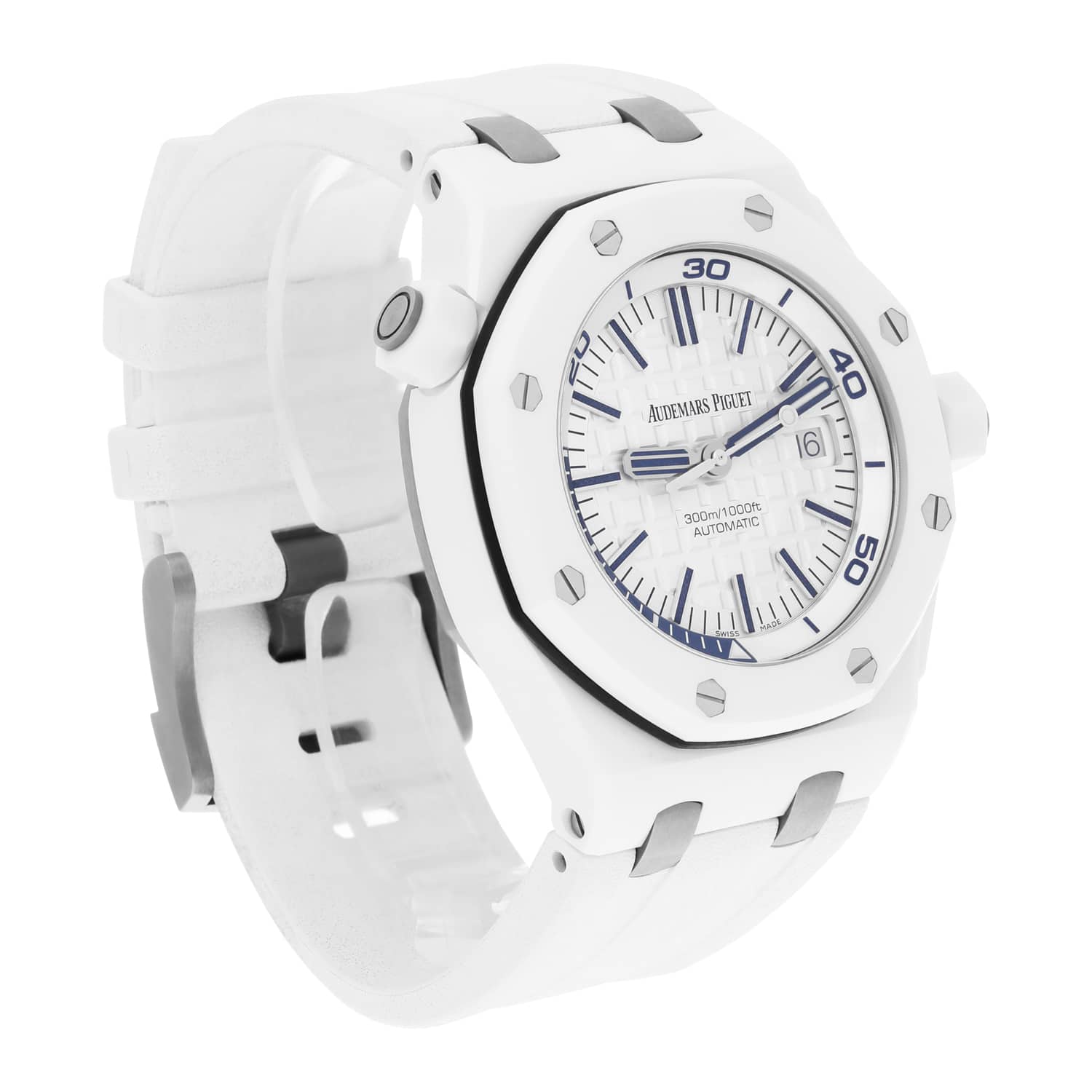 Audemars Piguet Royal Oak Offshore Diver 15707CB.OO.A010CA.01 Ceramic Watch Never Worn