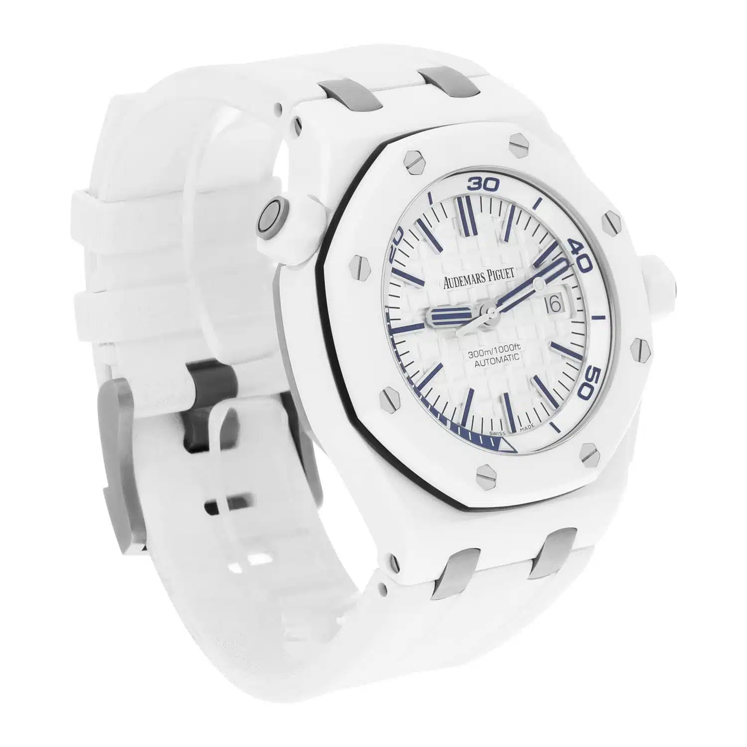 Audemars Piguet Royal Oak Offshore Diver 15707CB.OO.A010CA.01 Ceramic Watch Never Worn – image 6