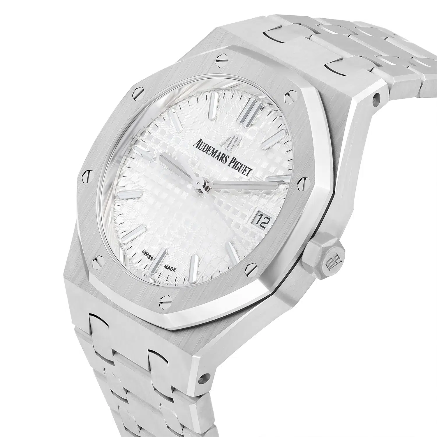 Audemars Piguet Royal Oak Automatic Silver Dial Stainless Steel 34mm Watch Complete 77350ST.OO.1261ST.01 – image 3