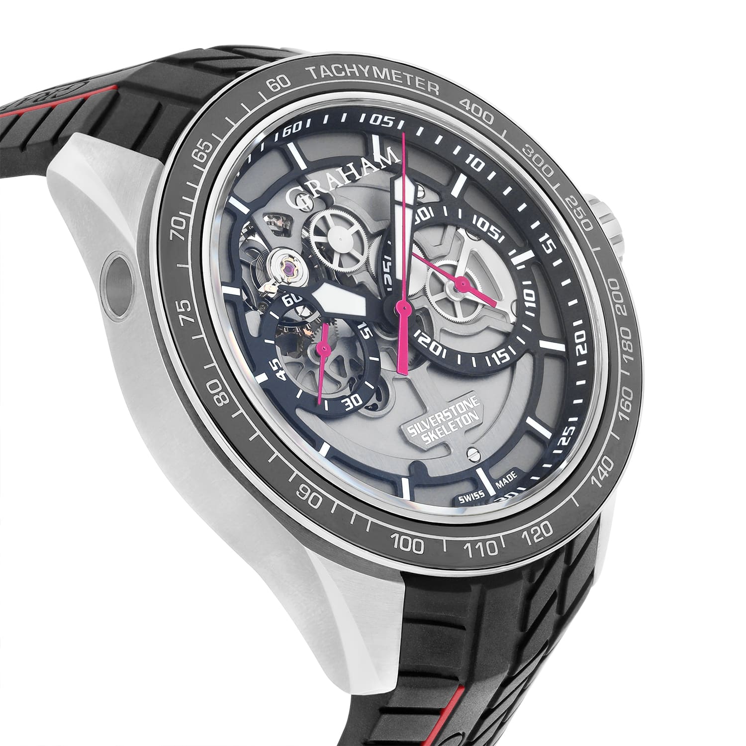 Graham Silverstone RS Skeleton Red Automatic Men's Limited Edition Watch 2STAC1.B01A.K89F