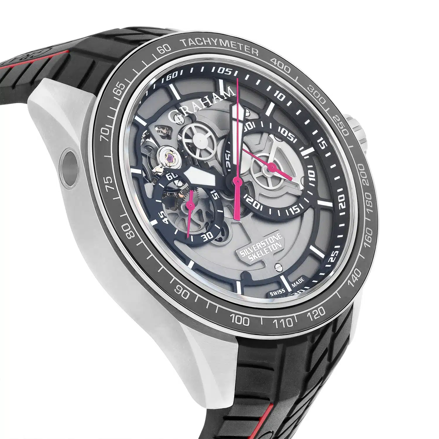 Graham Silverstone RS Skeleton Red Automatic Men's Limited Edition Watch 2STAC1.B01A.K89F – image 5