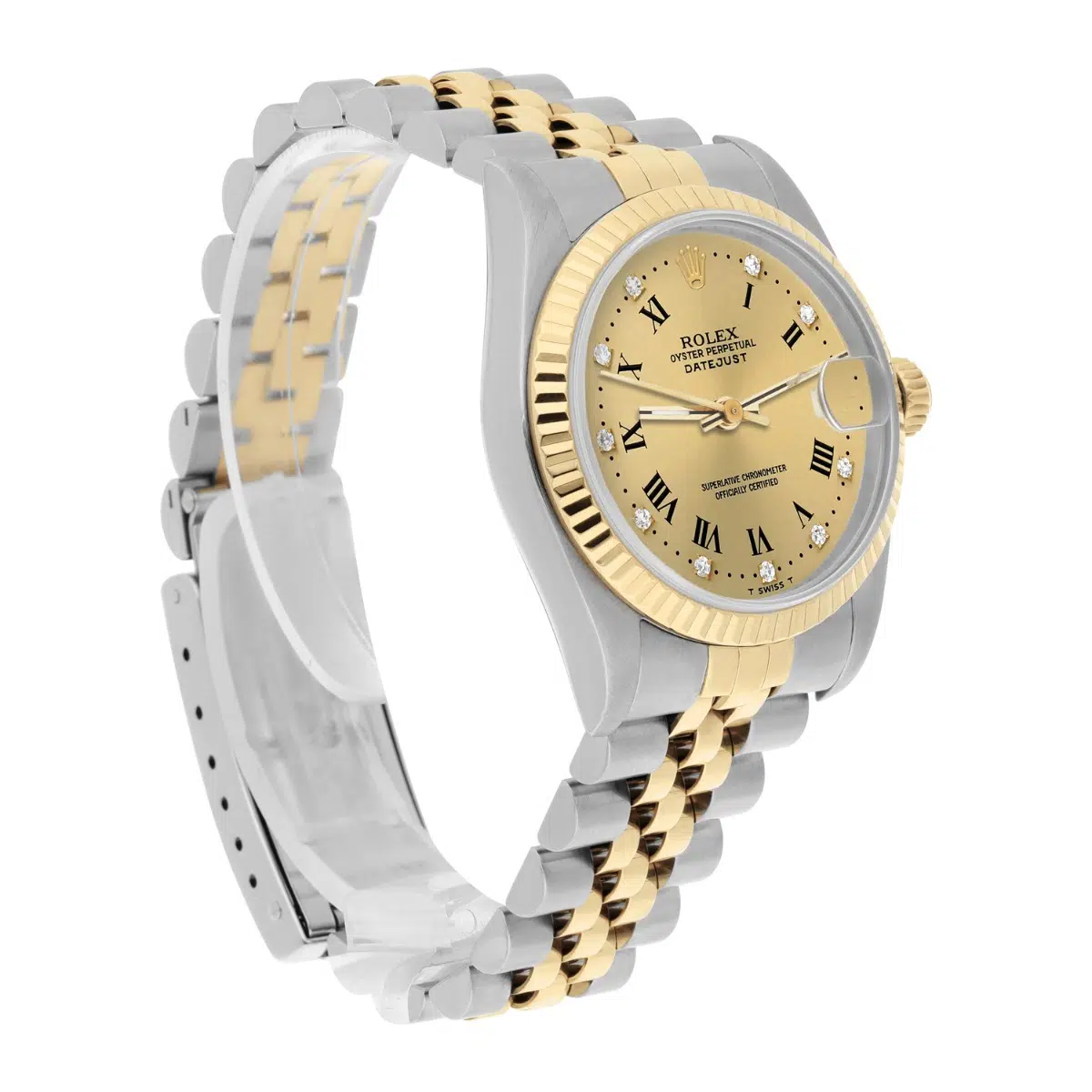 Rolex Datejust 31mm 68273 Champagne Dial Stainless Steel/Yellow Gold Watch Circa 1993 – image 6