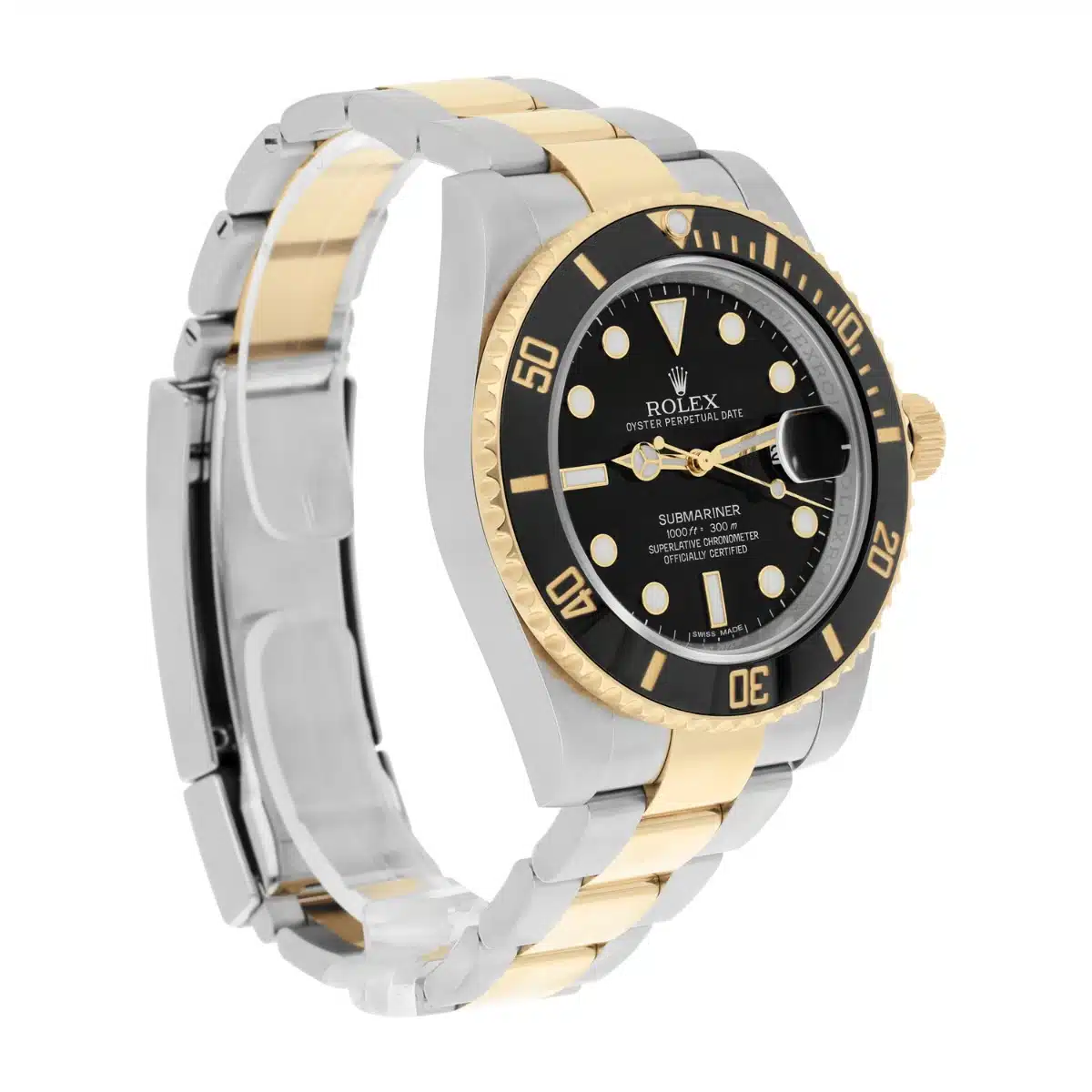Rolex Submariner Date 116613LN Black Dial Ceramic Bezel 18k Gold/Steel Watch – image 6
