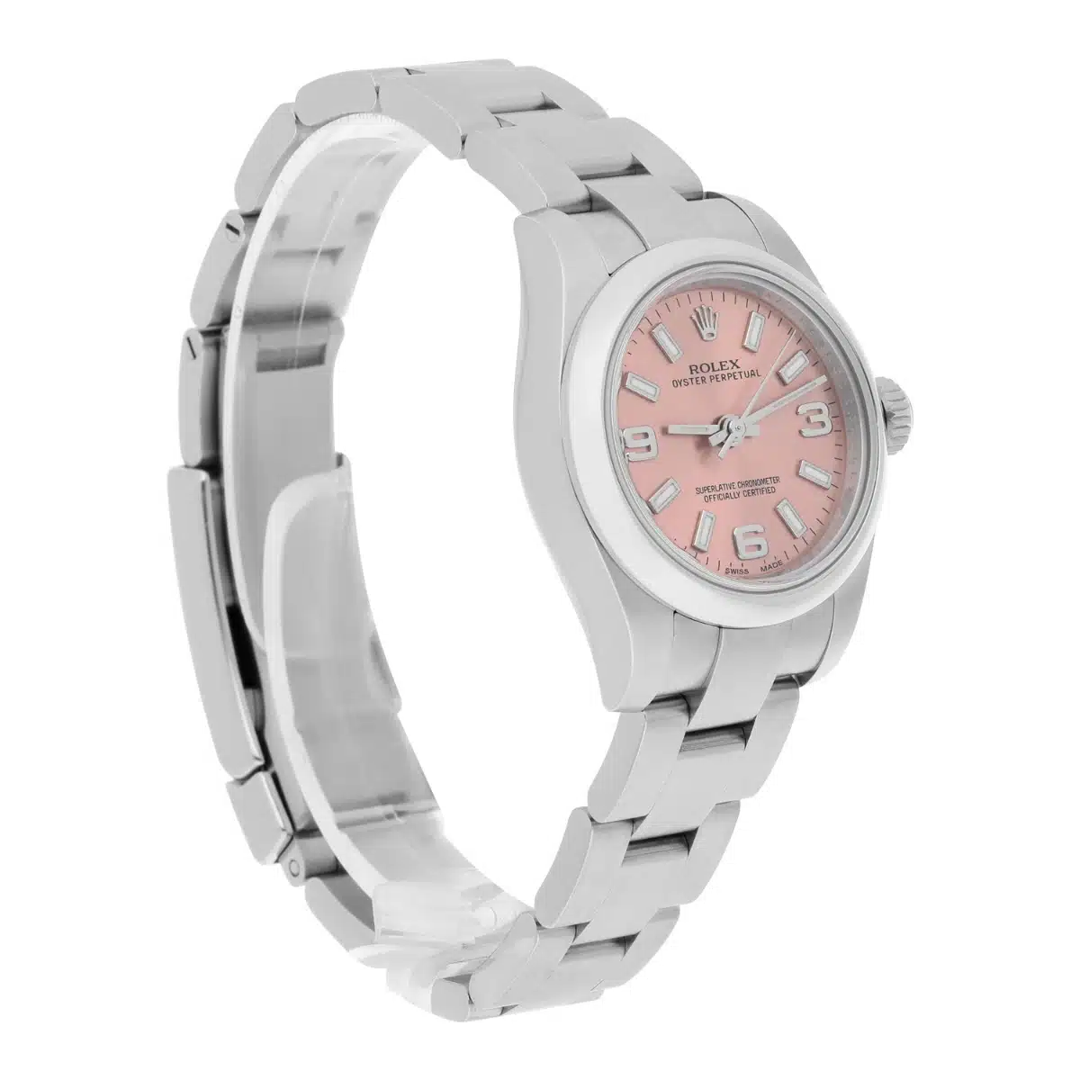 Rolex No-Date 176200 Salmon Dial 26mm Stainless Steel Ladies Watch – image 6