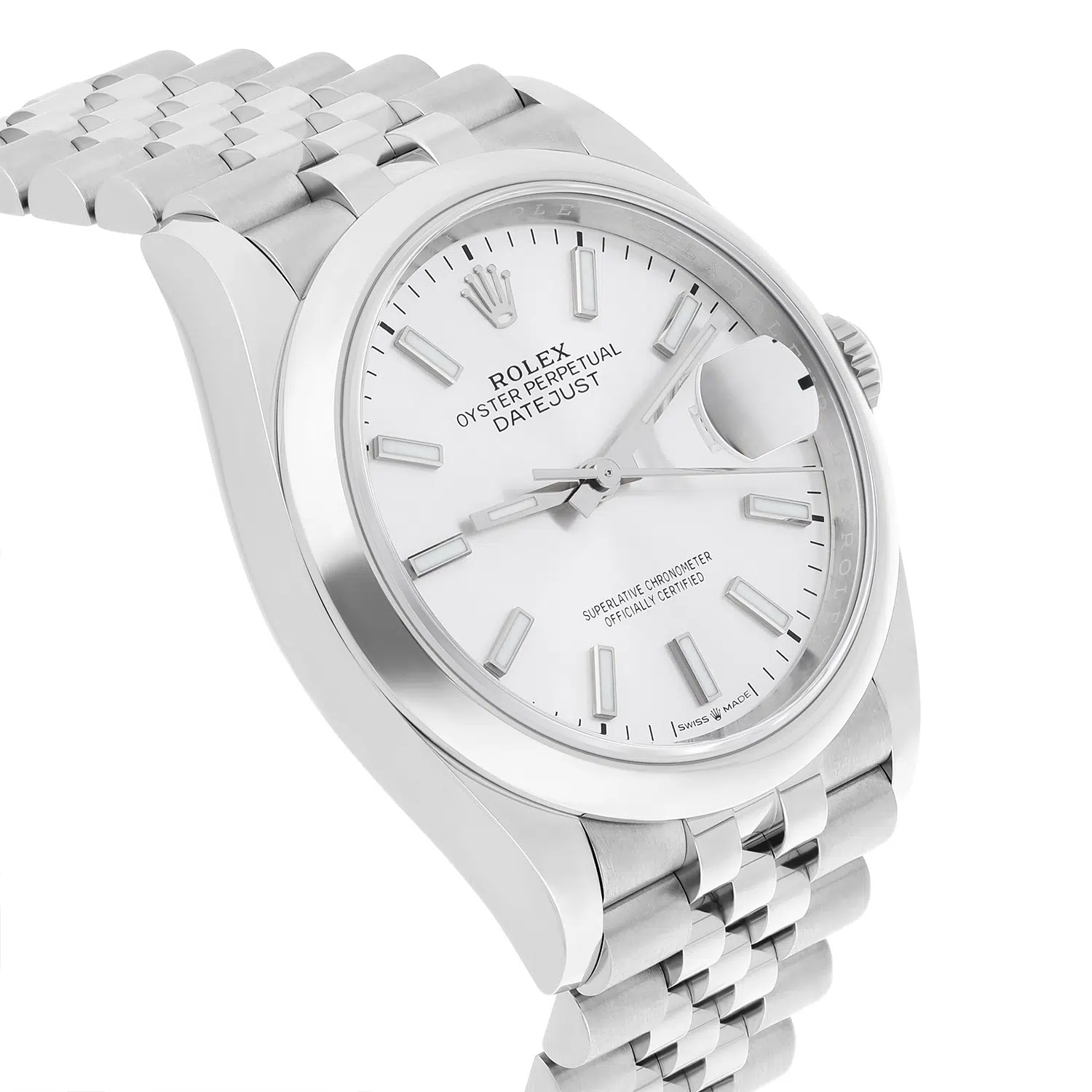 Rolex Datejust 36mm Jubilee Steel Silver Dial Automatic Mens Watch 126200 - 2023 – image 6