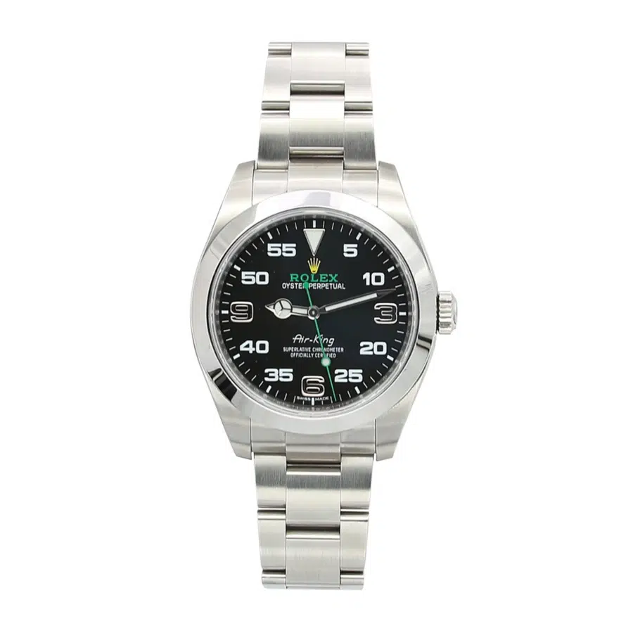 Rolex Air-King Black Arabic Dial 116900 Oyster 40mm Stainless Steel Watch 2017