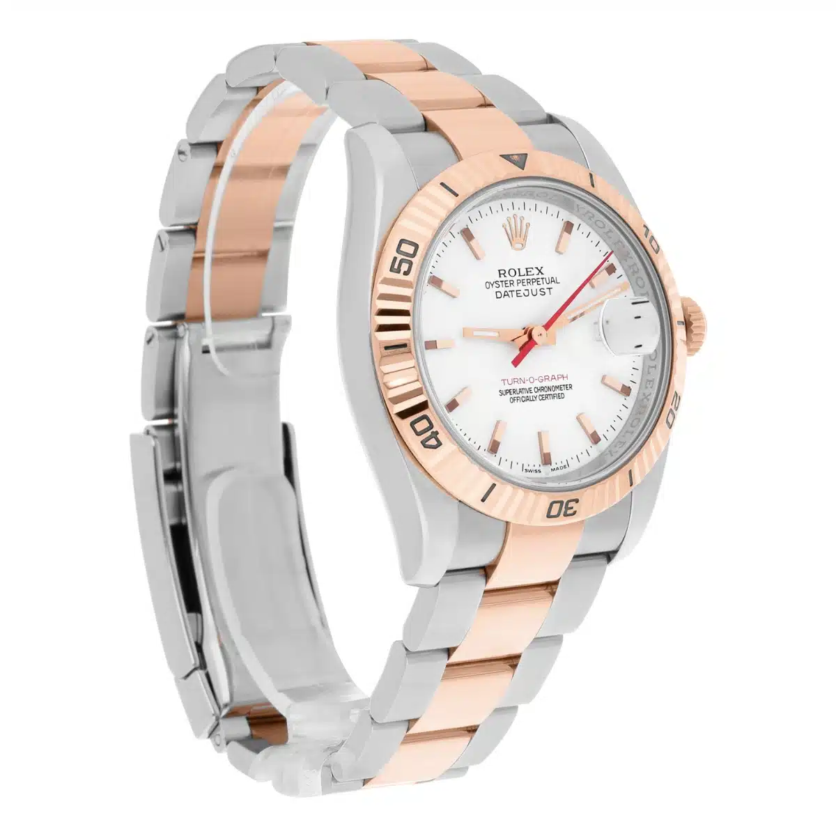 Rolex DateJust 116261 Turn-O-Graph 36mm Two-Tone Rose Gold Watch Oyster – image 5