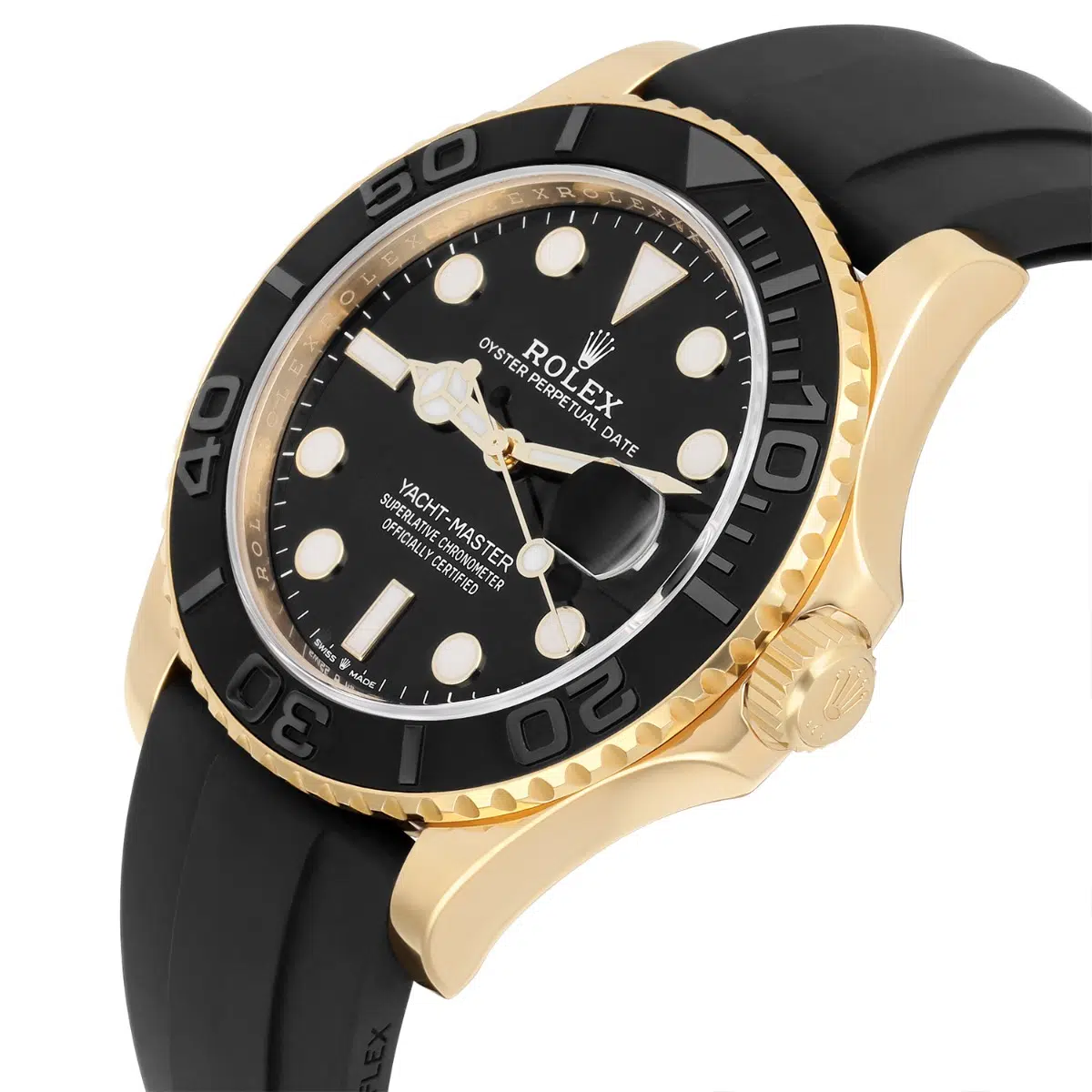 Rolex Yacht-Master Yellow Gold Oysterflex 42mm 226658 Mint – image 6