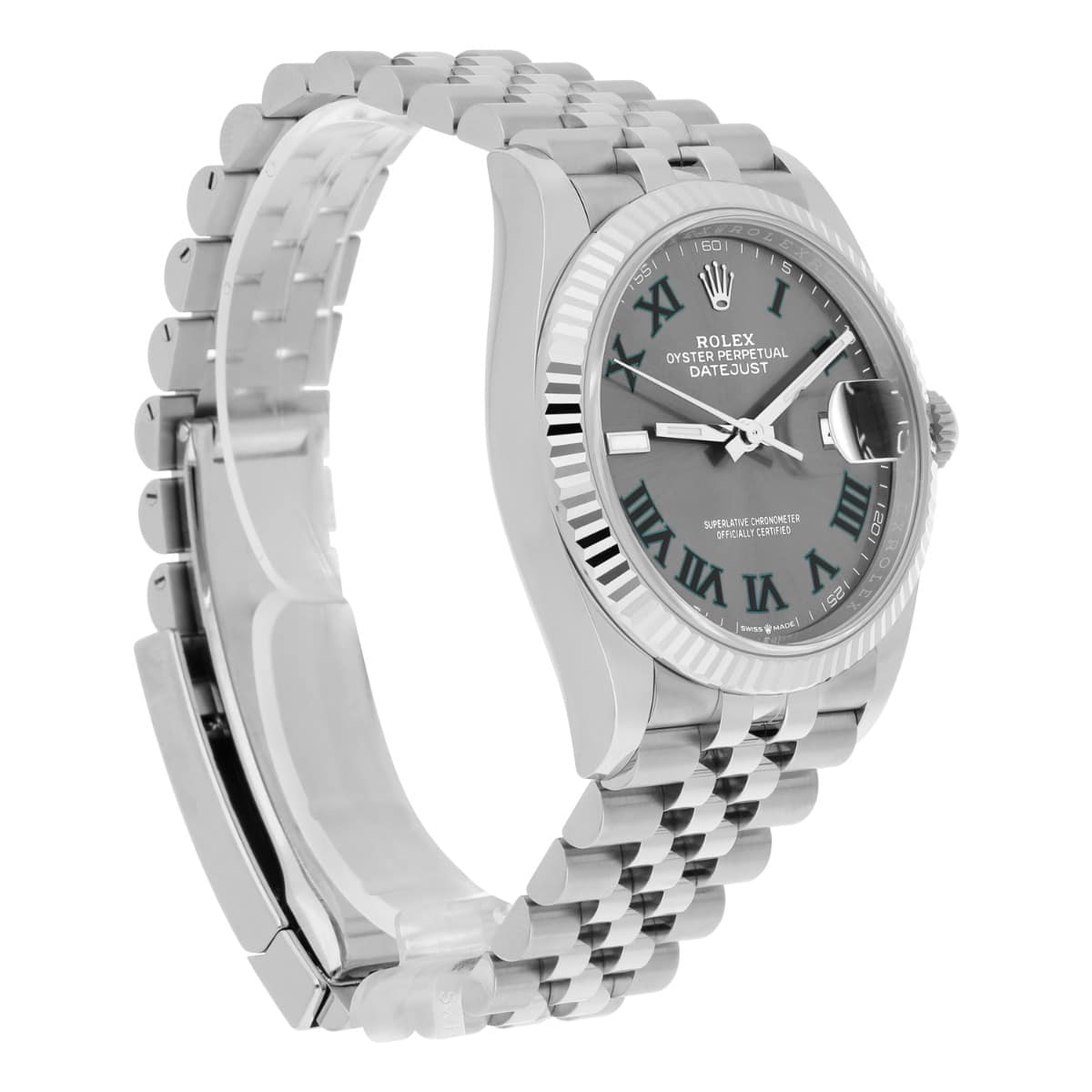 Rolex Datejust 126234 Steel 36mm Wimbledon Dial Jubilee Bracelet 2022 Box/Papers