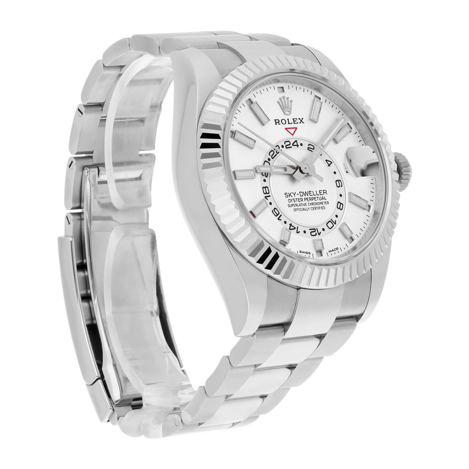 Rolex Sky-Dweller 326934-0001 White Dial Stainless Steel Oyster Unworn 2023