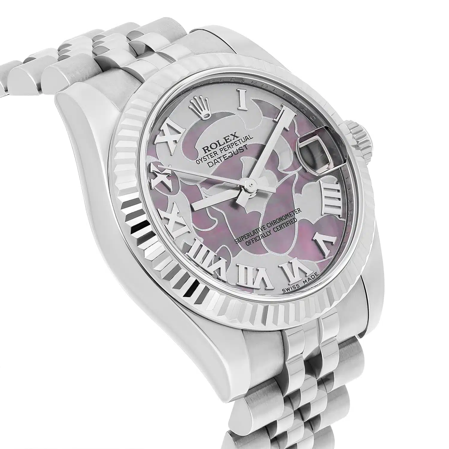 Rolex Datejust 31 Steel & White Gold 178274 Rare Goldust Dream Pearl Roman Dial – image 6