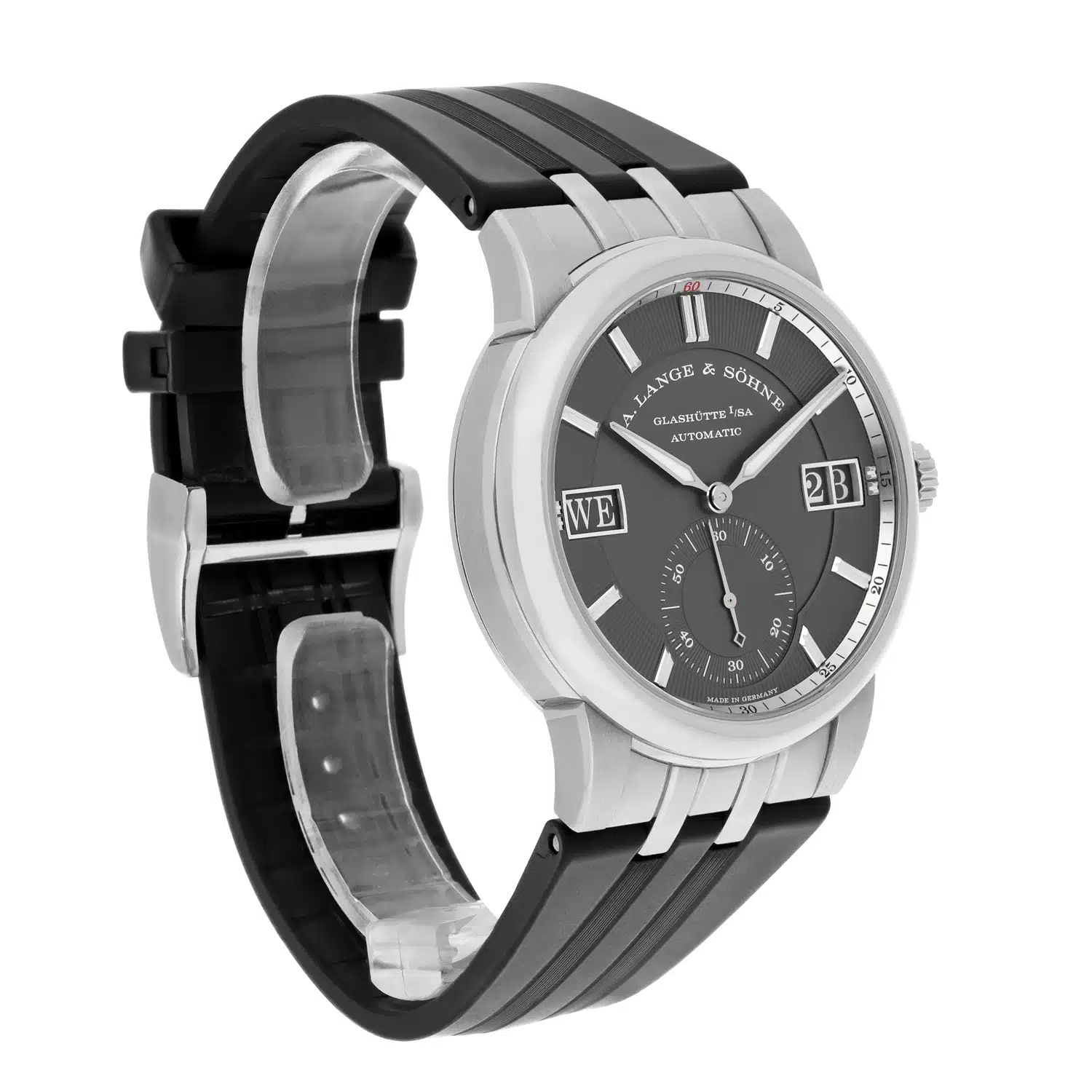 A. Lange & Sohne Odysseus 40mm Automatic Gray Dial White Gold Mens Watch 363.068 – image 5
