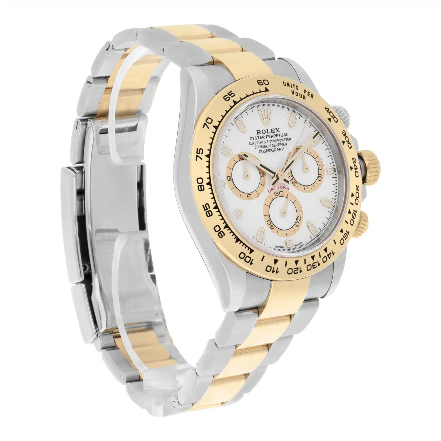 Rolex Cosmograph Daytona Stainless Steel/Yellow Gold White Dial Watch 116503 - 2022 – image 3
