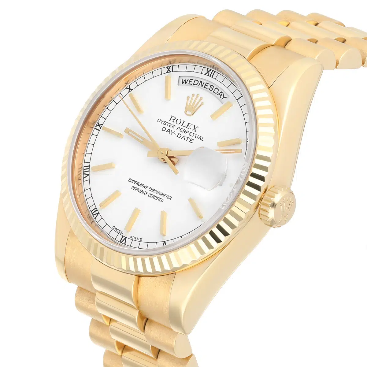 Rolex 18K Yellow Gold 36mm Day-Date President 118238 Mint Condition Complete – image 6