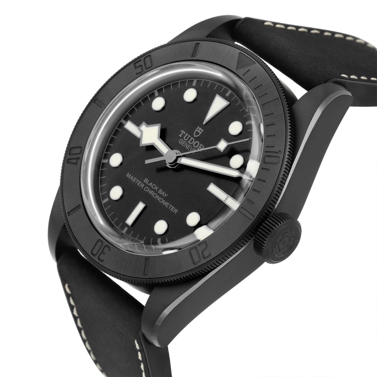 Tudor Black Bay 79210CNU-0001 Black Ceramic Leather Strap