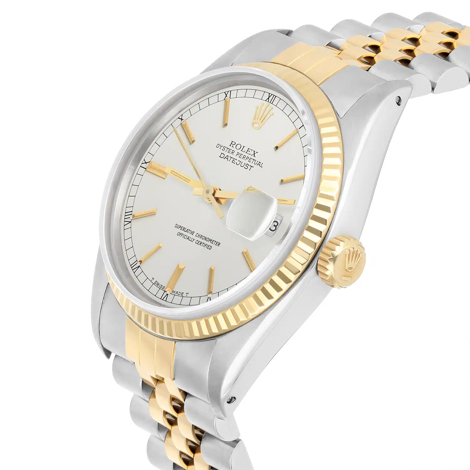 Rolex Datejust 36mm Two Tone Silver lndex Dial Jubilee 16013 Circa 1987 – image 6