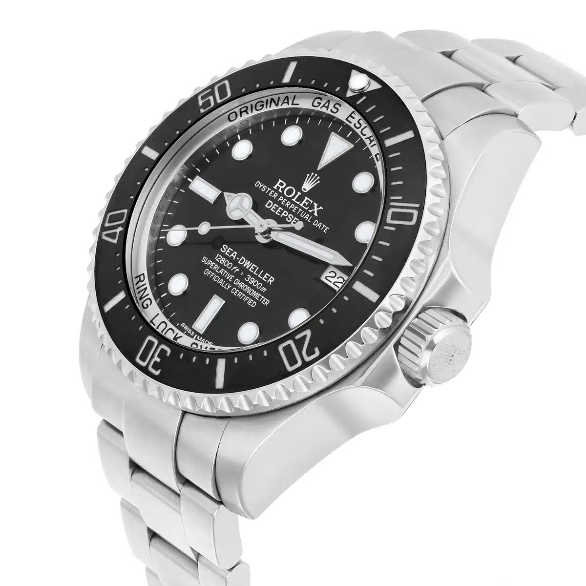 Rolex Black Dial Sea-Dweller 44mm 116660 Stainless Steel Oyster Watch 2012 – image 6