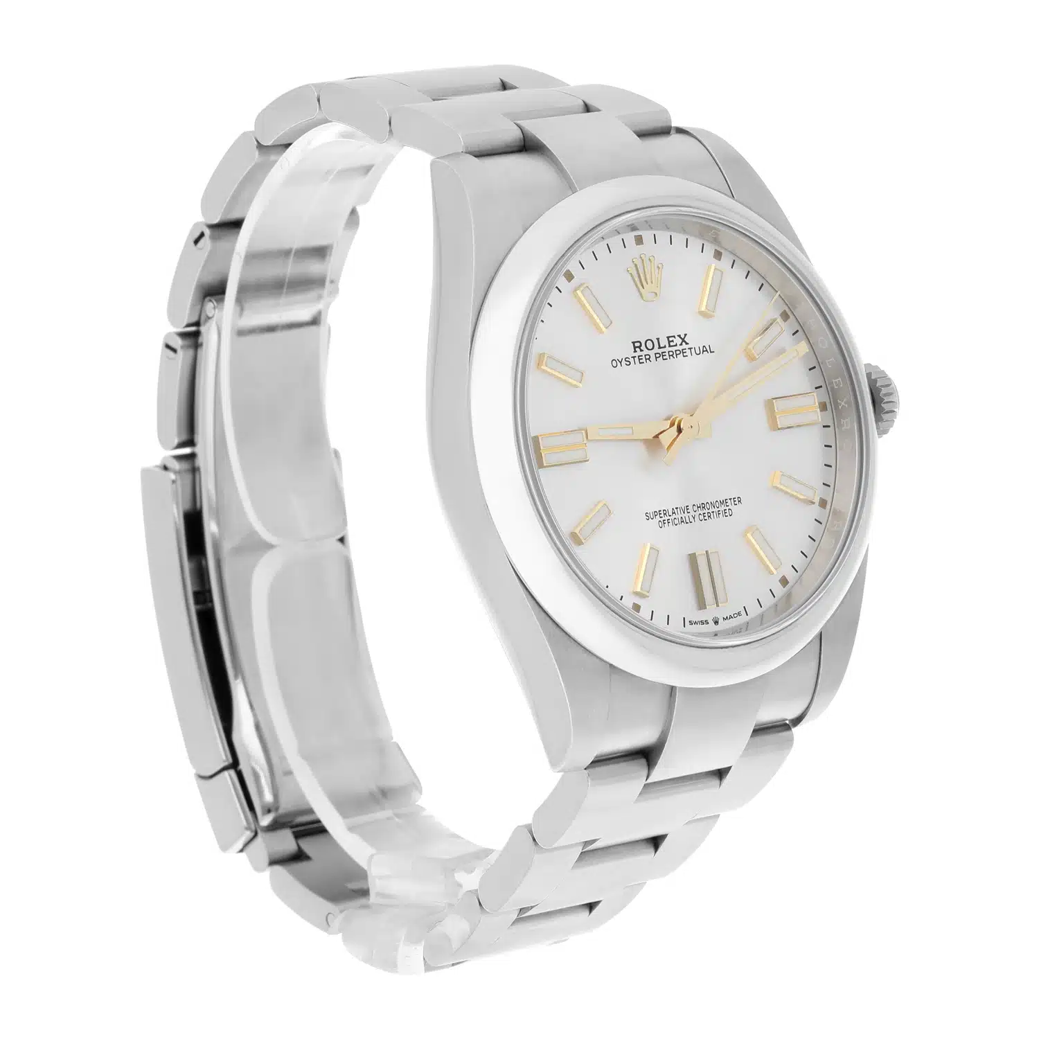 Rolex Oyster Perpetual 124300-0001 41 Silver Dial Stainless Steel Mens Watch – image 6